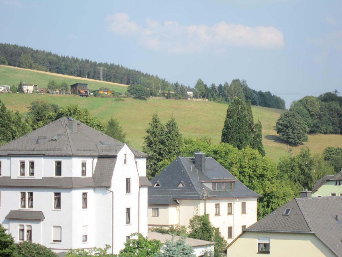 am Balkon des Erzgebirges Daire Bernsbach Dış mekan fotoğraf